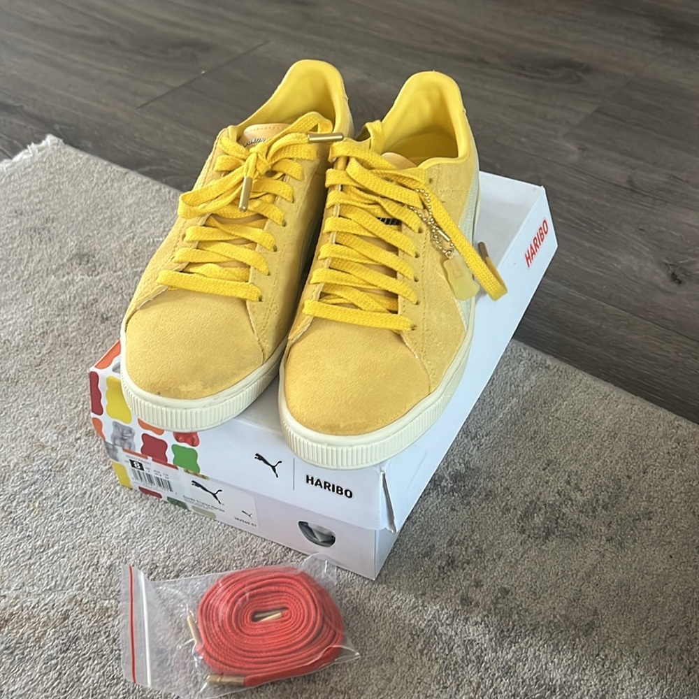 Mens US size 8 Puma Suede Triplex Haribo